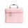 Kozmetikai táska kettős cipzárnyílás Műbőr Nagy - Rózsaszín