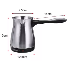   SOKANY SK-214 Elektromos Török Kávéfőző 800W – 500 ml Rozsdamentes Cezve