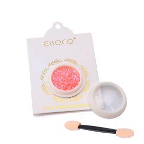   Nail glitter divatos színekben, apró szemcse méretű - korall