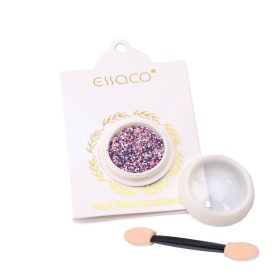   Nail glitter divatos színekben, apró szemcse méretű - lila