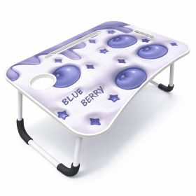   Összecsukható Laptop Asztal 40×60 cm – Ágyasztal, Pohártartóval és Tablet Tartóval