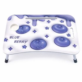   Összecsukható Laptop Asztal 40×60 cm – Ágyasztal, Pohártartóval és Tablet Tartóval