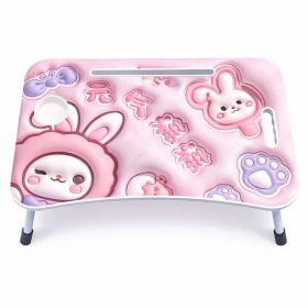   Összecsukható Laptop Asztal 40×60 cm – Ágyasztal, Pohártartóval és Tablet Tartóval