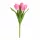 Prémium mesterséges tulipán virágcsokor 50 cm – 7 szálas ciklámen tulipán dekorációs művirág csokor
