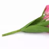 Prémium mesterséges tulipán virágcsokor 50 cm – 7 szálas ciklámen tulipán dekorációs művirág csokor