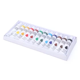   Yalong gouache festékkészlet 12×12 ml – élénk, vízbázisú festék