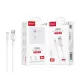 X-start SJX204C USB-A–USB-C gyorstöltő adatkábel 20 W, 3 m, fehér