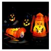 Halloween LED mécses akasztható - műanyag, 12 cm