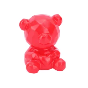   Mini maci LED világítással, piros - 6 cm - Stílusos dekoráció és hangulatlámpa
