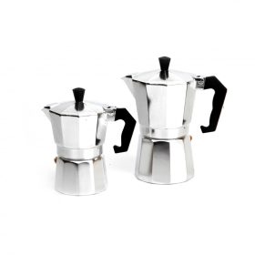 Kotyogós Espresso kávéfőző, 6 személyes alumínium