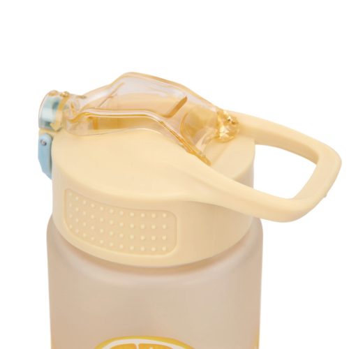 Csibe mintás kulacs 0,75L – Citrom dekoros gyerek ivópalack szivárgásmentes kupakkal