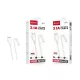 X-start Lightning adatkábel – 3.1A gyors töltés, 1m, fehér