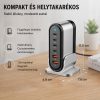 X-start 88W asztali többportos gyorstöltő állomás – 6 portos USB/USB-C töltő adapter, okostelefonhoz, tablethez és laptophoz