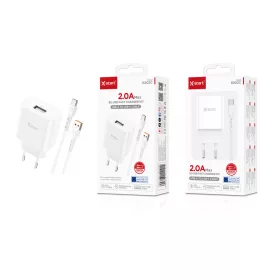   X-start R202C hálózati töltő USB-A–USB-C kábellel, 2 A, 1 m