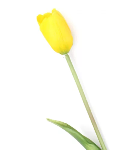 Gumi Tulipán szálas 40 cm - Sárga