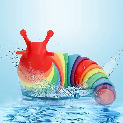 3D Vicces Rugalmas Csiga játék - Piros