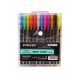 12 darabos színes, neon színű glitteres toll - 1 mm