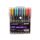 12 darabos színes, metálos színű toll - 1 mm