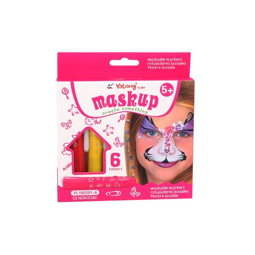 Lemosható arcfestő 6 színű Maskup 1