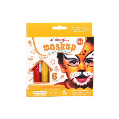 Lemosható arcfestő 6 színű Maskup 4