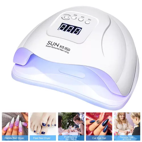 SUN X5 Plus UV/LED Műkörmös lámpa 36 LED-es 80 W - Fehér