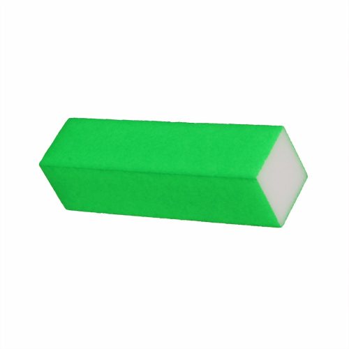 Köröm buffer téglalap alakú - Fluoreszkáló zöld