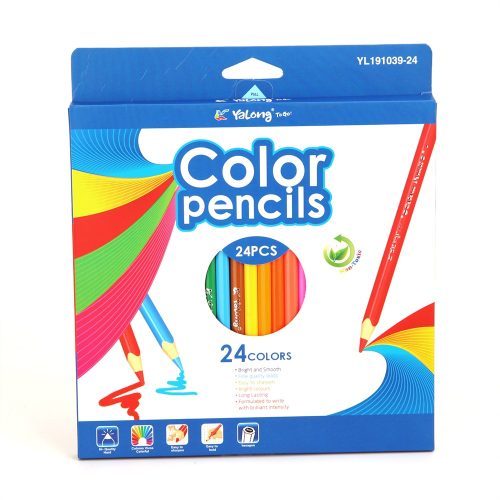 COLOR PENCILS Színes ceruza készlet 24db-os