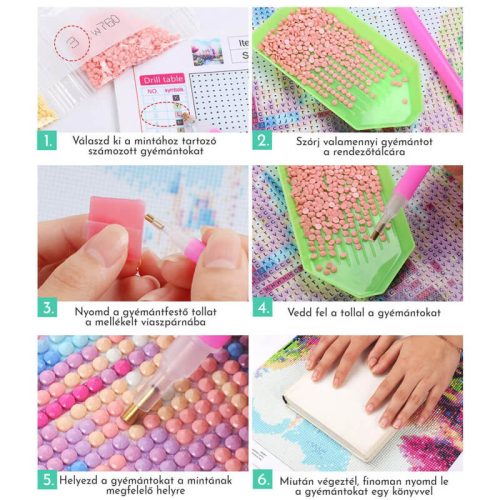 5D Gyémántfestés 50 x 65 cm - Hőlégballonk