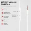 X-start fehér vezetékes in-ear sztereó fülhallgató mikrofonnal – 3,5 mm jack, 120 cm kábel, HiFi hangzás