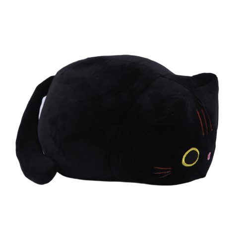 Plüss cica - kicsi 25 cm fekete