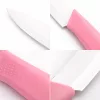 Rozsdamentes acél konyhakés 10 cm – rózsaszín ergonomikus markolattal, 8 cm pengével