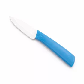  Rozsdamentes acél konyhakés 20 cm – kék ergonomikus markolattal, 10 cm pengével