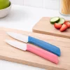 Rozsdamentes acél konyhakés 20 cm – kék ergonomikus markolattal, 10 cm pengével
