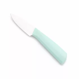   Rozsdamentes acél konyhakés – zöld ergonomikus markolattal, 12 cm pengével
