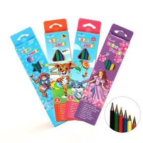   VIOLIN COLOR PENCIL Színes ceruza készlet Fekete fából 6db-os