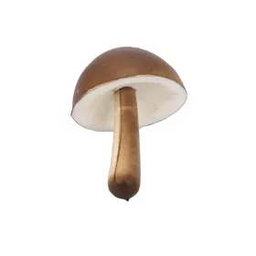 Gomba - barna sapkás - gumi - 8 cm