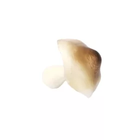Gomba - barna közepes kalapos - gumi - 8 cm