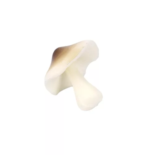Gomba - barna közepes kalapos - gumi - 8 cm