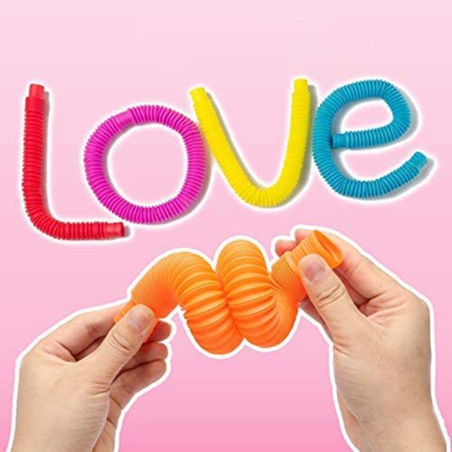 Pop tubes - Rugalmas rudak, LED világító