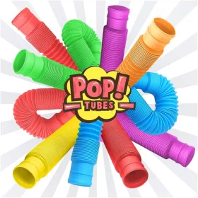 Pop tubes - Rugalmas rudak, LED világító