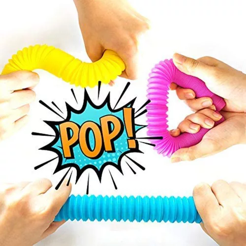 Pop tubes - Rugalmas rudak, LED világító