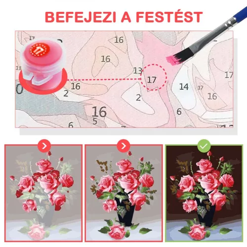 Festés Számok Szerint 50 x 65 cm -Mátyás templom