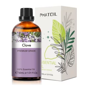   PHATOIL Szegfűszeg illóolaj 30 ml – 100% tisztaságú, prémium minőségű aromaterápiás olaj