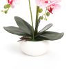 Mű orchidea virágtartóban 53 cm - Lila
