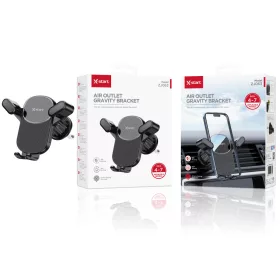   X-Start gravitációs autós telefontartó szellőzőrácsra – automatikus befogás, 360° forgatható, 4–7 hüvelykes telefonokhoz