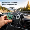 X-start 15W vezeték nélküli autós telefontartó – gyorstöltős mobiltelefon tartó szellőzőrácsra