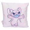 Disney Stitch gyerekpárna – fehér alapon, szív mintával, 38x38 cm