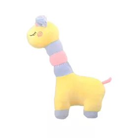   Plüss zsiráf Nice Day! felirattal - 60 cm - napsárga fej, kék lábbal