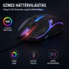 X-start vezetékes gamer egér RGB világítással – optikai USB egér, 1,5 m kábel, ergonomikus kialakítás