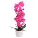 Elegáns pink orchidea modern kaspóban – 3 szálas művirág dekoráció  60 cm